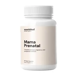 Nourished Mama Prenatal - Daily Nutritional Support for Mother & Baby - Vegan Capsules