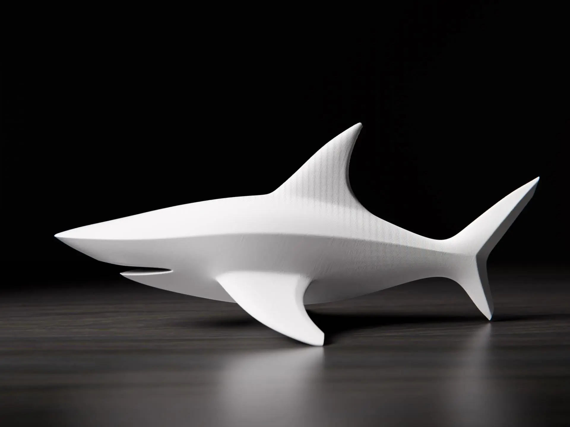 Modern Shark Sculpture