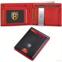 Wallet-P-BlackRed with MoneyClip