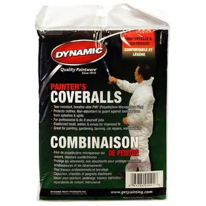 Dynamic 09952DYN Lrg Heavy Duty PMF Coveralls w/Hood-1PK LANC-214585