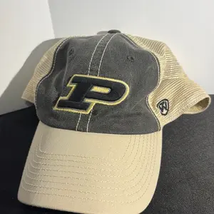 Purdue University Top of the World Mesh Back Hat - Adjustable Fit