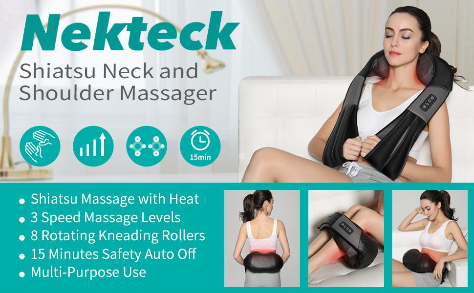 Nekteck Neck Massager & Foot Massager, Holiday Gift Massager Nekteck Neck Massager & Foot Massager, Holiday Gift Massager