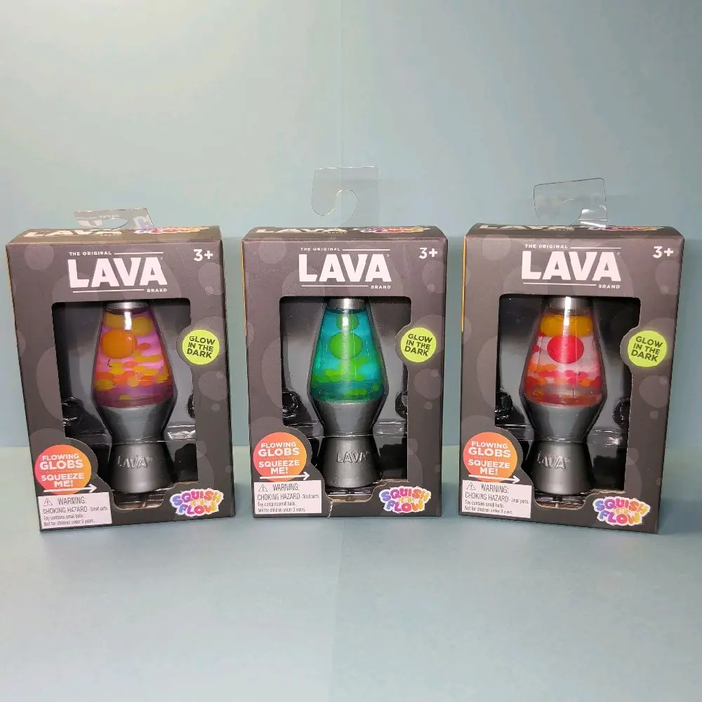 SCHYLLING!! LAVA SQUISH N' FLOW & GLOW!!  FOR AGES 3+, EACH SOLD SEPARATELY