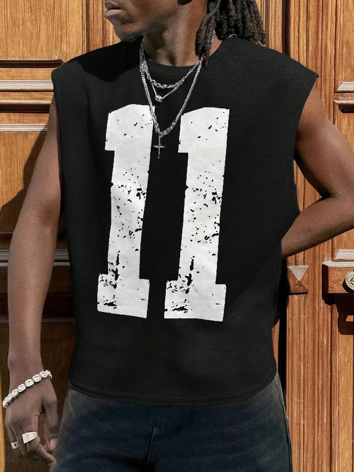 Men's Graphic Tank Top Vest, Digital Print Streetwear, Urban Street Tank, Perfect Blend of Comfort and Style, Soft Breathable Fabric for Everyday Wear, Fitted, Casual, Fashion, Menswear