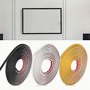 1pc Self-Adhesive Flexible Wall Decor Strip, Suitable for Cabinets and Door Frames, Easy To Peel and Apply, Ideal for Home Decoration and Corners (500x1cm/196.8x0.39in)