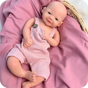 18 inches/45.72 cm, reborn baby girl doll, silicone material, soft body, handmade—lifelike, realistic details, includes a bottle and birth certificate. Ideal as a birthday gift, for collectors, and a perfect gift for children.