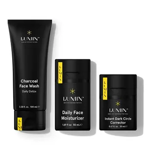 LUMIN Burnout Buster Trio - All-In-One Daily Men's Skin Care Bundle