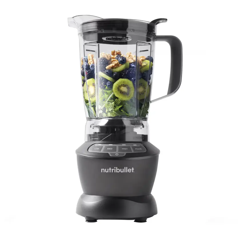 NutriBullet Blender Combo with Single Serve Cups, Powerful High-Speed Countertop Blender, Personal Smoothie Maker, Multi-Function Food Prep Blender, Easy-to-Use Kitchen Appliance for Smoothies & More