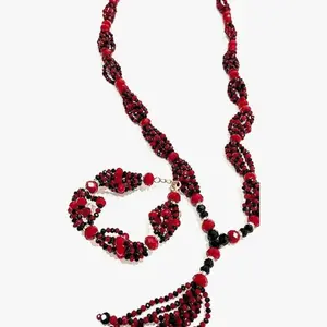 collar de mazo elegua con idde santeria, collar elegua, Cristal,