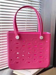 Large Capacity Fashion Tote Bag, Portable Shoulder Bag, Outdoor Beach Bag, Soft Wear-resistant Swimming Bag, Versatile Bag for Women & Men