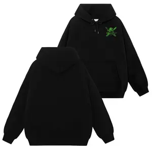 [Ace Shop] Roronoa Zoro Logo - One Piece #9 Hoodie T-Shirt Sweatshirt Retro Vintage Unisex Graphic 90s Cotton, Gift For Wibu, Anime Manga Y2K Streetwear