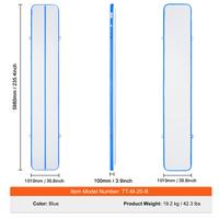 Mat - 20 ft x 3.3 ft x 4 in - Blue