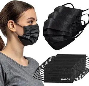 Disposable Face Mask - 3 Ply Filter Protection Masks Daily Use For Adults Home, Office, and Outdoors