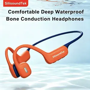 SST S800Pro2 IP68 32GB V6.0 SIlicon Skin-friendly Bone Conduction underwater Swimming headphones | IP68 Waterproof | Open-Ear Bluetooth 6.0  32GB MP3 | Sports & Swimming Audio Electronic