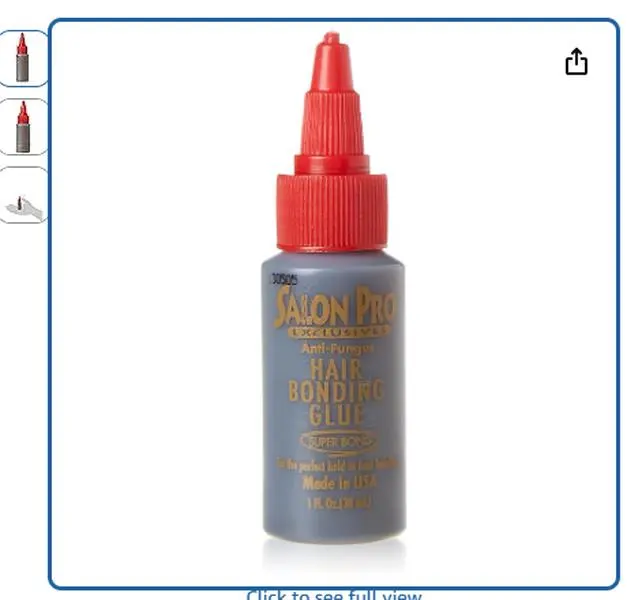 Salonpro Salon Pro Hair Extension Bonding Glue Black 1 Oz