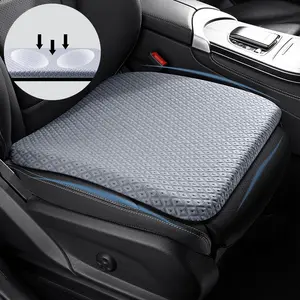 Car Seat Cushion, Memory Foam Removable & Breathable Car Seat Cushion Pad, Heightening Wedge-Booster Seat Cushion for Driver Truck Car Accessories