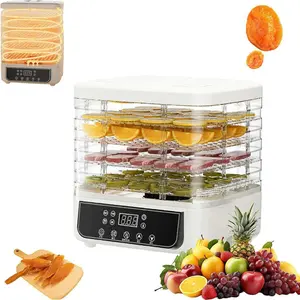 Food Dehydrator with Digital Timer & Temperature Control Quiet Operation Auto Shut-Off & Overheat Protection for Jerky Fruits Vegetables