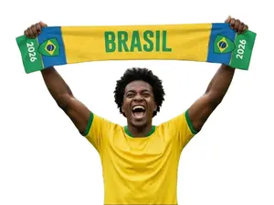 Brazil Football Team Cooling Towel & Sports Scarf