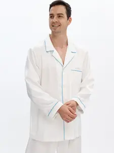 Men's Loose Fit Sleepwear Set, Breathable All-Season Home Clothing, Comfortable Plus Size Loungewear, Casual Plain Style