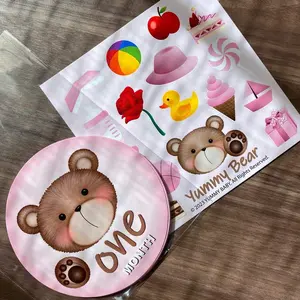 Yummy Bear Milestone Stickers