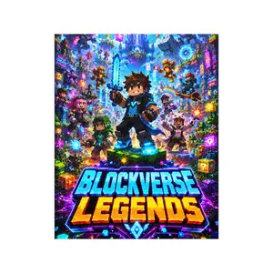 Blockverse Legends Character Artwork Poster | Matte Poster