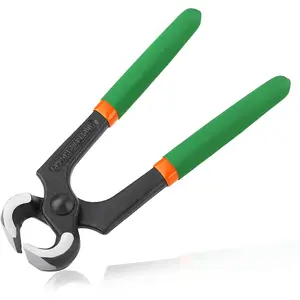 6 Inches End Cutting Pliers Nail Puller Carpenter Pincer with PVC Handles, Nail Remover Tool for Women for Wire Twisting Cutting and Nail Pulling
