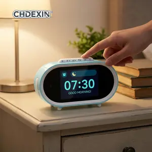 CHDEXIN | Smart Kids Alarm Clock with Pomodoro Timer | Daily Routine & Reminder Clock for Kids & Seniors, Fun AI Companion