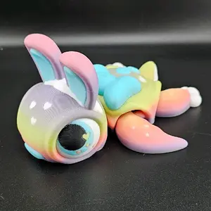 3D Printed Turtle Figurine Big - Colorful Design with Unique Features and Playful Aesthetics