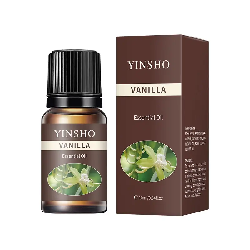 10ML Vanilla Scented Liquid Essential Oil, Soluble Aromatherapy Diffuser Wax Candle Oil, Fragrance Therapy Essential Oil