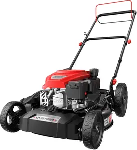 AMERISUN Gas Lawn Mower, 21" with 144cc 4-Cycle OHV Engine 2-in-1 Walk-Behind Gas Push Lawn Mower (AV8621C1)