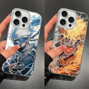 Anime Na-ruto Kakashi Phone Case for Apple IPhone 11 12 13 14 15 16 17 17Air Pro Max Plus Cartoon Cool Shockproof Cover