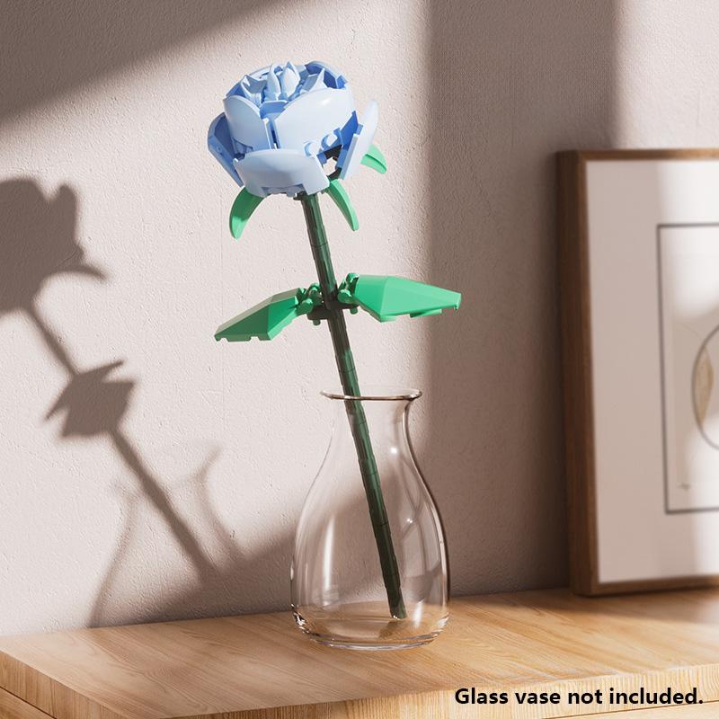 Mini Artificial Flower Building Blocks Set, DIY Rose Bouquet Bricks Kit, Home Decor Desktop Ornament, Creative Gift for Women Mom Girlfriend, Compatible with Major Brands Mini Artificial Flower Building Blocks Set, DIY Rose Bouquet Bricks Kit, Home Decor Desktop Ornament, Creative Gift for Women Mom Girlfriend, Compatible with Major Brands
