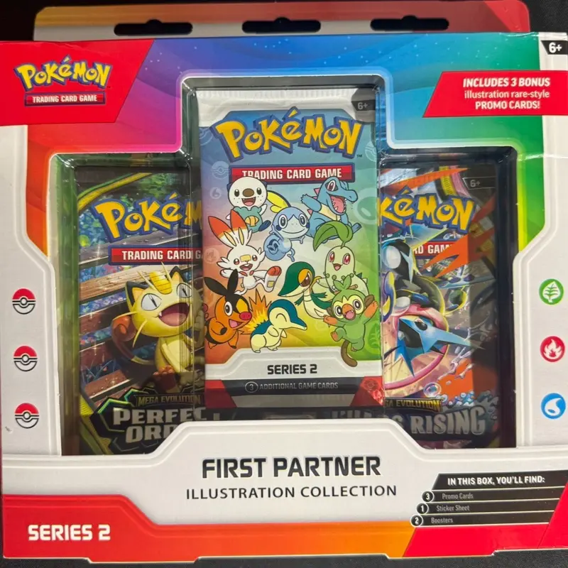 Pokemon first partner series 2 illustratio. tioncollection