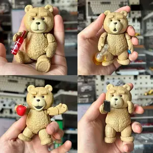 Yamaguchi Movie Ted 2 Teddy Bear KO Articulated Action Figures Model Kit Joint Movable Model Collectible Ornament Doll Toys Gift