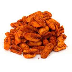 EverSnax Chili Lemon Roasted Peanuts Hot & Tangy Spicy Flavor Crunchy Snack 1 Pound Protein Rich Snack for On-The-Go