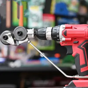 Electric Plate Cutter with Drill Hole Attachment, Efficient Metal Sheet Cutting Tool Adapter, Metal Shear for DIY Projects, Power Tools