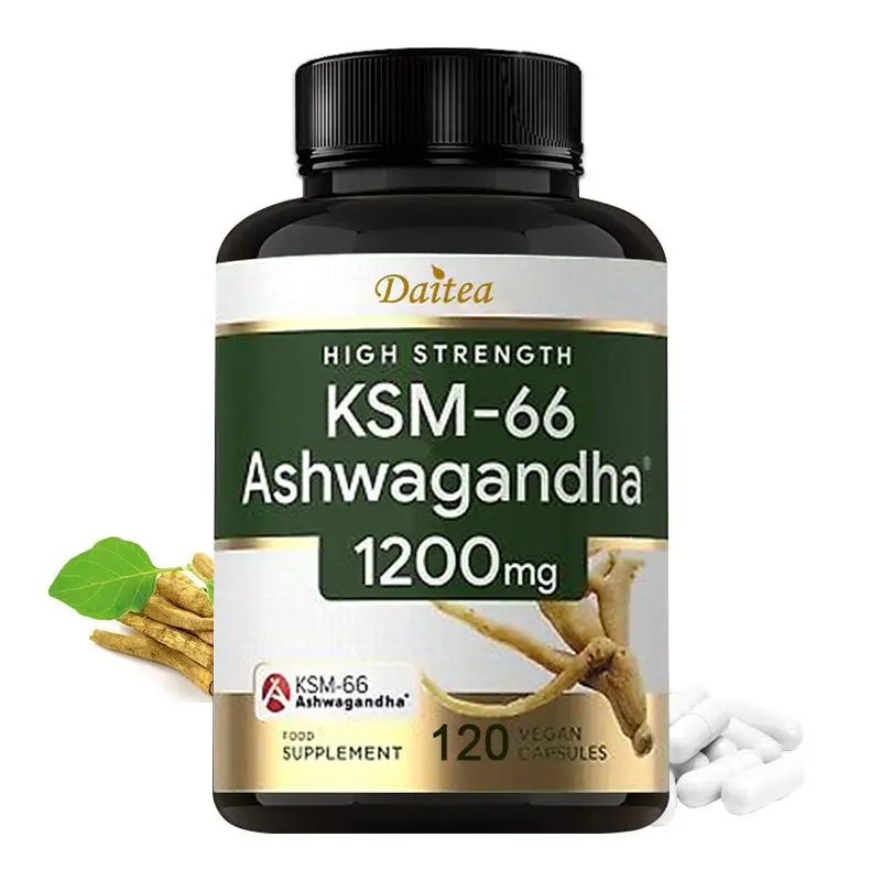 Daitea Ashwagandha Health Supplement, Supports Mood and Energy Levels 120 Capsules
