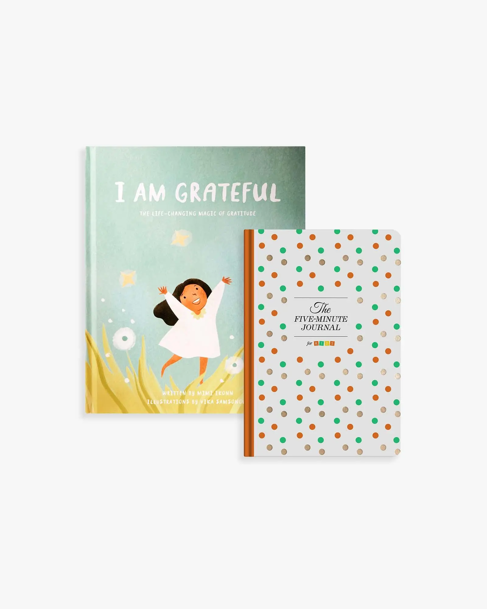 Self Improvement Journal Bundle, Office Stationery Notebook Set with 5-Minute Kids' Workbook and Gratitude-Focus Book for Fostering Gratitude & Focusing Young Minds