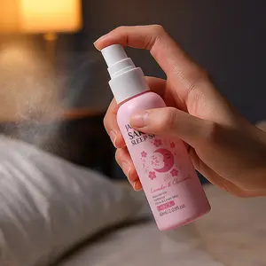 Natural Plant-Based Sleep Spray Mist, Portable Travel Size 60ML, Lavender Scented, Soothes Insomnia & Restlessness, Ideal for Travelers & Daily Use