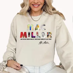 Mac Miller Sweatshirt, Vintage Mac Miller Cigarette Box Shirt, 90s Mac Miller Merch Graphic Tees, I miss mac miller sweater, Mac Fan Gifts, Self Care Shirt, Music Festival Shirt, Tour Memorabilia, Swimming Shirt