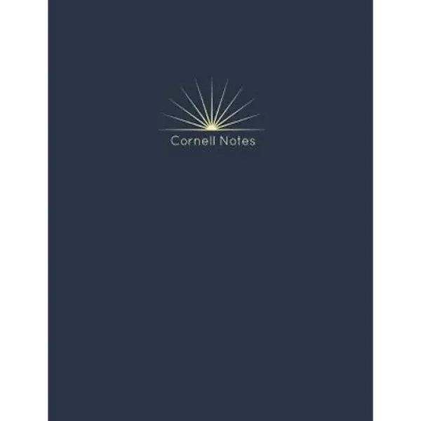 Cornell Notes: 120 Page 8.5x11 Note Taking System for Students and Meetings - Paperback