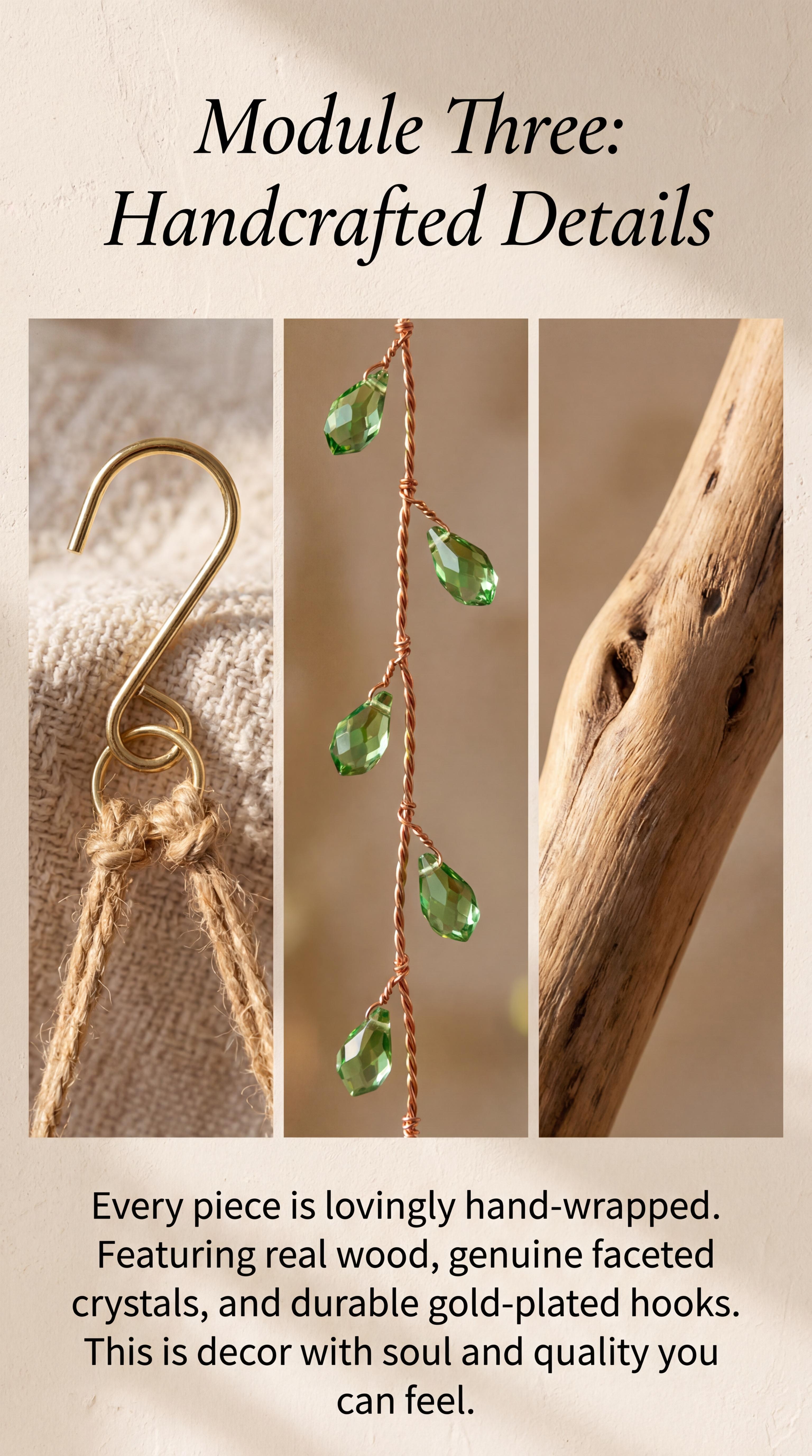 Green/crystal plant suncatcher – Handmade Bohemian Window Decor with Real Wood & Crystal Glass Beads, Rainbow Light Catcher for Home, Garden, suncatcher plant hanger， raised garden beds Gift Idea weeping willow tree Faux Ivy wall planter french doors