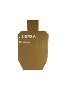 USPSA Mini Target - 15"x9" Thick 3-Layer Corrugated Board for BB/Air Gun & Slingshot Training -10Sheets/Set（Value Pack)