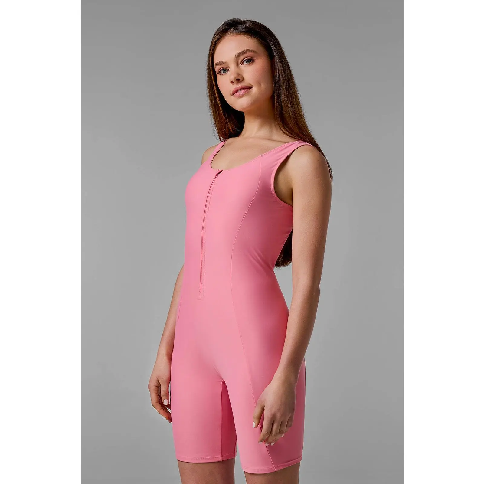 Women's Palm Plaza Knee Length Swimsuit | Flamingo Pink