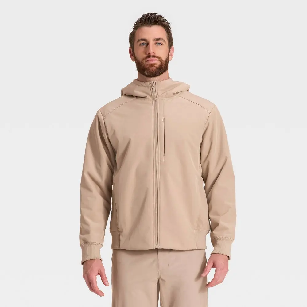 Men's Soft Shell Fleece Jacket - All In Motion