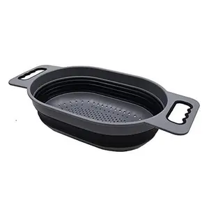 SAMMART 5L (1.3 gallon) Over The Sink Oval Colander