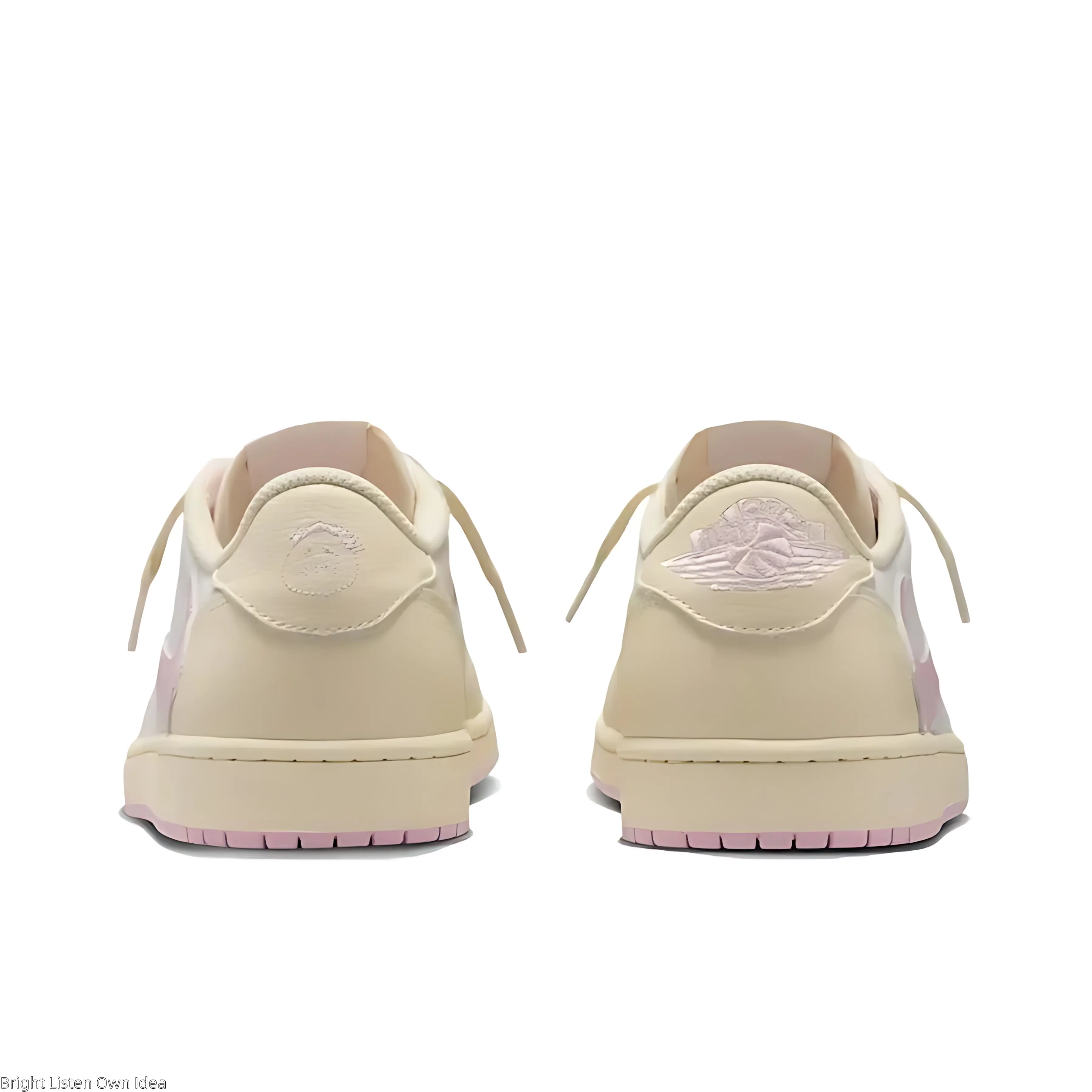 Brand New Sealed | with Original Shoe Box | Unisex Low Top Retro Sneakers | Cream Pink Sole | Casual Skate Shoes | Soft PU Leather | Multi-Size