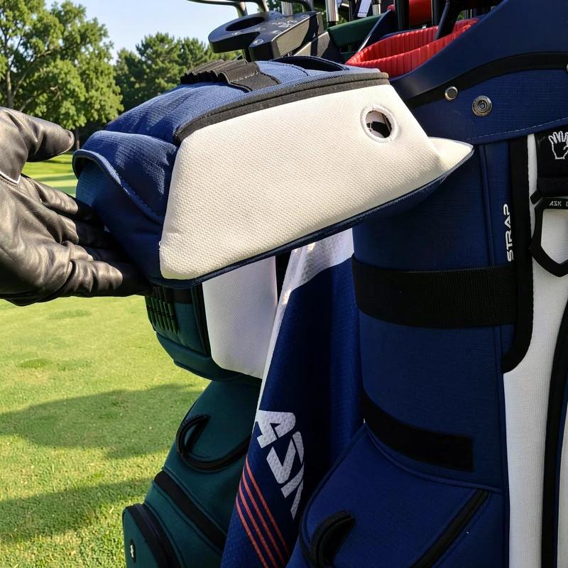 Ask Echo Golf Soundless 2.0 Cart Bag, Abrasion-Resist., Full-Length Divs., Functional, Less Club Chatter, Organizer Top