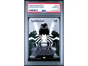 2025 Magic the Gathering Marvel's Spider-Man Source Material Opposition Agent #0019 PSA 10