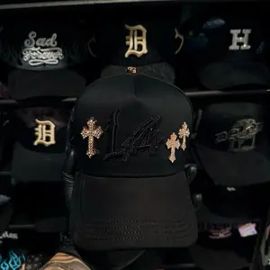 Unisex RH-Cross Crystal Hats, Fashion & Clothes Accessory